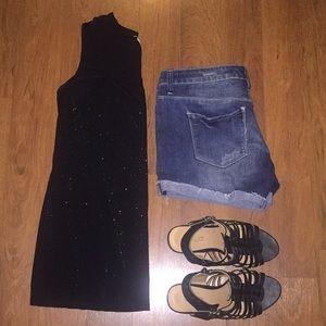 ☘️Black Sequin Tank